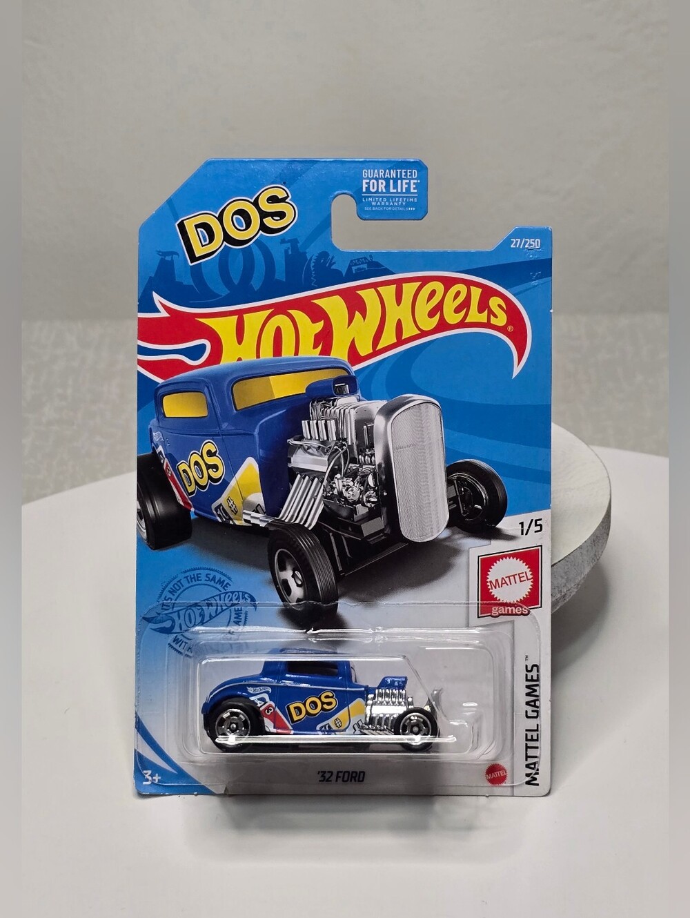 Hot Wheels Mattel Games Series 1/5 DOS Blue ‘32 Ford